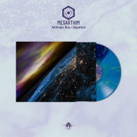 MESARTHIM - Anthropic Bias / Departure (Cyan/Blue with green splatter)