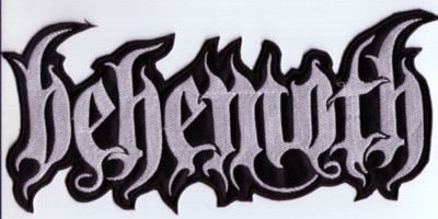 BEHEMOTH Shaped Logo Embr. Backpatch