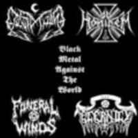 BLACK METAL AGAINST THE WORLD 4 way split 7ep : AD HOMINEM - ETERNITY - LEVIATHAN - FUNERAL WINDS