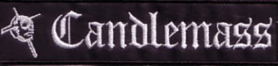 CANDLEMASS - Logo - Embr.patch - PATCH