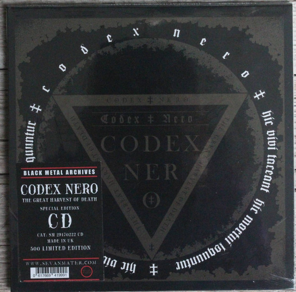 CODEX NERO The Great Harvest Of Death – Deluxe edition