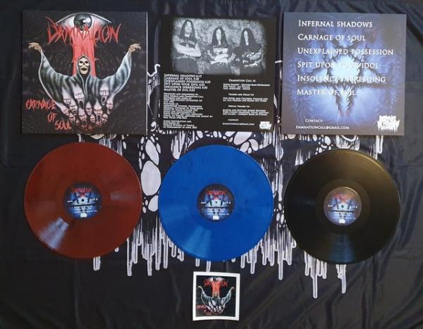 DAMNATION CALL Carnage of soul  (blue vinyl)