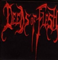 DEEDS OF FLESH Logo Embr.Patch