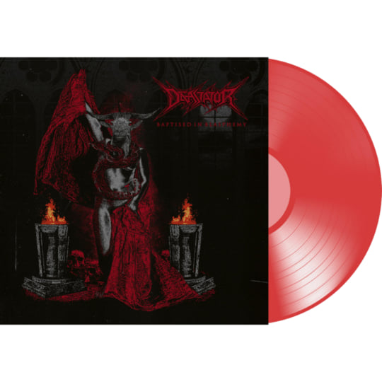 DEVASTATOR Baptised in blasphemy (RED VINYL)