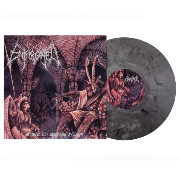 ENTHRONED Towards the skulltrhone of satan (silver vinyl)