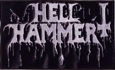 HELLHAMMER Shaped Logo Embr. Backpatch