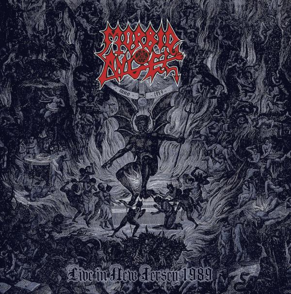 MORBID ANGEL Live in New Jersey 1989 (marble red/black vinyl)