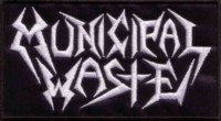 MUNICIPAL WASTE Logo  - Embr. Patch