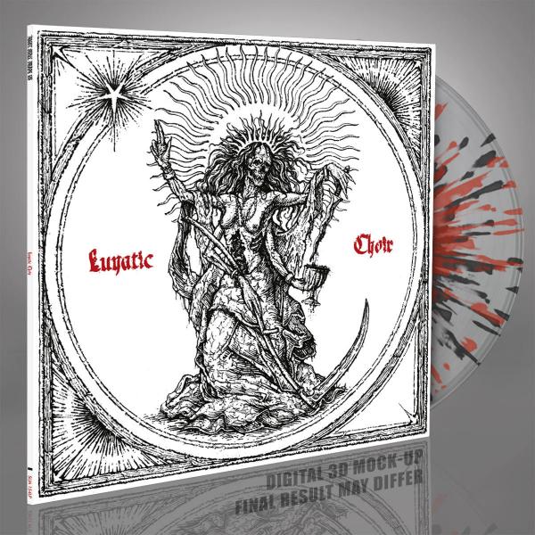 NIGHT SHALL DRAPE US Lunatic Choir (Black / Red Splatter)